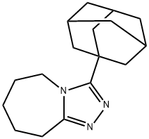 3-(1-Adamantyl)-6,7,8,9-tetrahydro-5H-(1,2,4)triazolo(4,3-a)azepine,327093-42-5,结构式