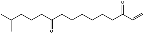 1-Pentadecene-3,10-dione, 14-methyl- Structure