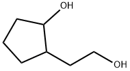 Cyclopentaneethanol, 2-hydroxy- 化学構造式
