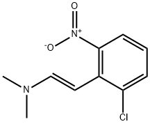 Ethenamine, 2-(2-chloro-6-nitrophenyl)-N,N-dimethyl-, (1E)- 化学構造式