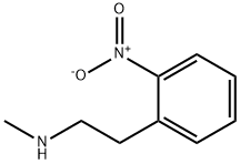 Benzeneethanamine, N-methyl-2-nitro- Structure