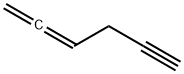 1,2-Hexadien-5-yne 化学構造式