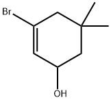 2-Cyclohexen-1-ol, 3-bromo-5,5-dimethyl- 化学構造式