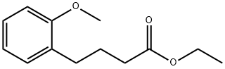 Benzenebutanoic acid, 2-methoxy-, ethyl ester Structure