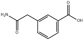 Benzoic acid, 3-(2-amino-2-oxoethyl)- Struktur