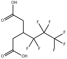 Pentanedioic acid, 3-(1,1,2,2,3,3,3-heptafluoropropyl)- Struktur