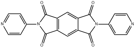 N,N'-di-(4-pyridyl)-1,2,4,5-benzenetetracarboxydiimide Struktur