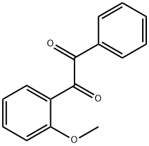 1,2-Ethanedione, 1-(2-methoxyphenyl)-2-phenyl-,34082-43-4,结构式
