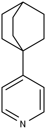 Pyridine, 4-bicyclo[2.2.2]oct-1-yl- Structure