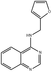 N-(呋喃-2-基甲基)喹唑啉-4-胺,34116-16-0,结构式