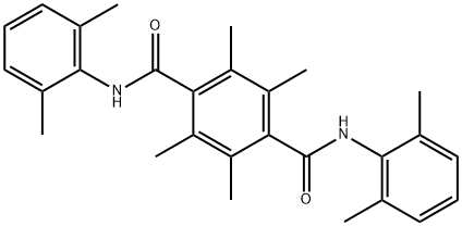 1-N,4-N-bis(2,6-dimethylphenyl)-2,3,5,6-tetramethylbenzene-1,4-dicarboxamide Structure