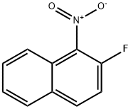 Naphthalene, 2-fluoro-1-nitro- Structure
