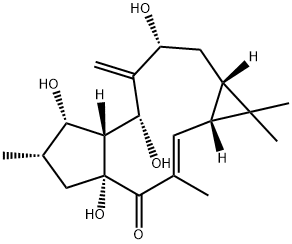 7-羟基千金子二萜醇, 34208-98-5, 结构式