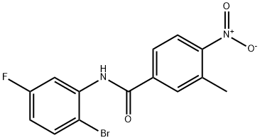 Benzamide, N-(2-bromo-5-fluorophenyl)-3-methyl-4-nitro-