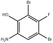 Phenol, 6-amino-2,4-dibromo-3-fluoro- Structure