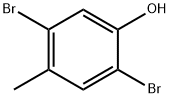 Phenol, 2,5-dibromo-4-methyl- Structure