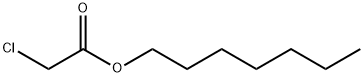 Acetic acid, 2-chloro-, heptyl ester Structure