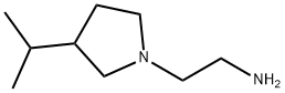 2-[3-(propan-2-yl)pyrrolidin-1-yl]ethan-1-amine Structure