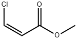 2-Propenoic acid, 3-chloro-, methyl ester, (2Z)- Structure