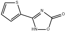 3-(thiophen-2-yl)-4,5-dihydro-1,2,4-oxadiazol-5-one Structure