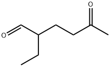 Hexanal, 2-ethyl-5-oxo- Struktur
