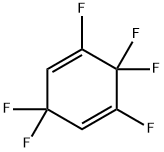 1,4-Cyclohexadiene, 1,3,3,5,6,6-hexafluoro- 化学構造式