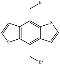 Benzo[1,2-b:4,5-b']dithiophene, 4,8-bis(bromomethyl)- 结构式