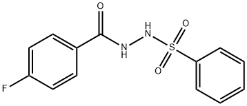 Benzoic acid, 4-fluoro-, 2-(phenylsulfonyl)hydrazide