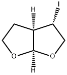 Furo[2,3-b]furan, hexahydro-3-iodo-, (3S,3aR,6aR)- Structure