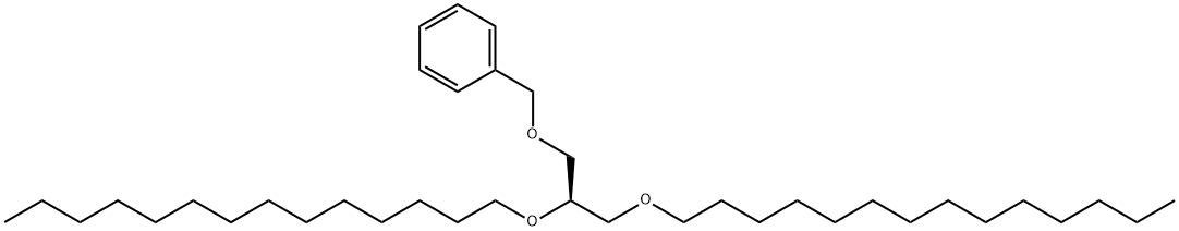 Benzene, [[(2R)-2,3-bis(tetradecyloxy)propoxy]methyl]-,36314-50-8,结构式