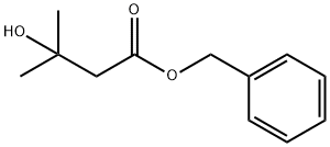 Butanoic acid, 3-hydroxy-3-methyl-, phenylmethyl ester Struktur