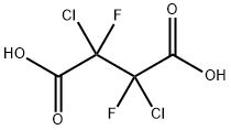 Butanedioic acid, 2,3-dichloro-2,3-difluoro- Struktur