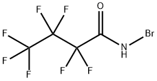 Butanamide, N-bromo-2,2,3,3,4,4,4-heptafluoro- Struktur