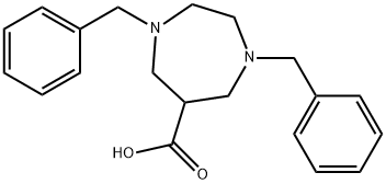 1,4-dibenzyl-[1,4]diazepane-6-carboxylic Acid Struktur