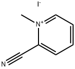 Pyridinium, 2-cyano-1-methyl-, iodide (1:1) Structure