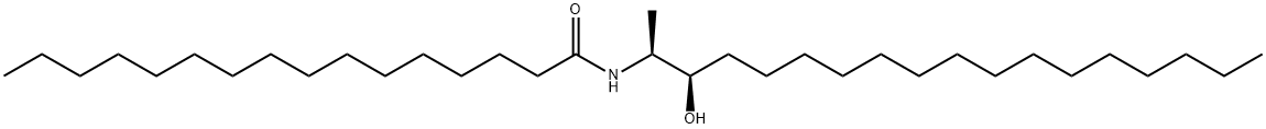 N-PALMITOYL-1-DEOXYSPHINGANINE (M18:0/16:0);N-C16-DEOXYSPHINGANINE 结构式