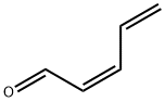2,4-Pentadienal, (2Z)- 化学構造式