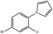 1-(4-Bromo-2-chlorophenyl)-1H-pyrrole Structure