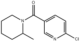 Methanone, (6-chloro-3-pyridinyl)(2-methyl-1-piperidinyl)- Structure