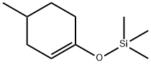 Cyclohexene, 4-methyl-1-[(trimethylsilyl)oxy]- Structure