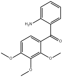 (2-氨基苯基)(2,3,4-三甲氧基苯基)甲酮,38824-15-6,结构式