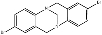 2,8-DIBROMO-6H,12H-5,11-METHANODIBENZO[B,F][1,5]DIAZOCINE 结构式