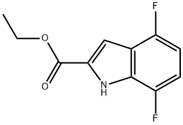 1H-Indole-2-carboxylic acid, 4,7-difluoro-, ethyl ester|4,7-二氟吲哚-2-甲酸乙酯