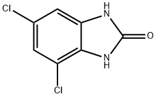 4,6-Dichloro-1,3-dihydro-2H-benzimidazol-2-one 结构式