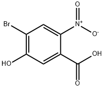 4-溴-5-羟基-2-硝基苯甲酸 结构式