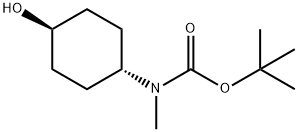 TRANS-(4-HYDROXY-CYCLOHEXYLMETHYL)-CARBAMIC ACID TERT-BUTYL ESTER 化学構造式