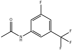Acetamide, N-[3-fluoro-5-(trifluoromethyl)phenyl]- 化学構造式
