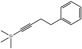 Benzene, [4-(trimethylsilyl)-3-butyn-1-yl]- Structure