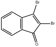 1H-Inden-1-one, 2,3-dibromo- Structure