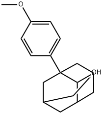 1-(4-Methoxyphenyl)tricyclo[3.3.1.13,7]decan-2-ol,40571-16-2,结构式